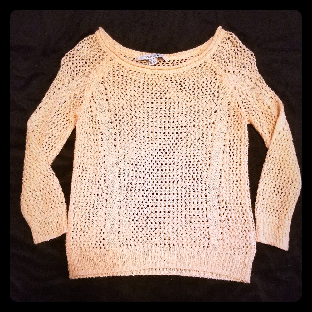 Rue 21 light pink sweater